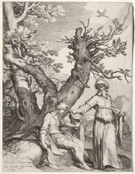 Ahías y Jeroboam, 1604