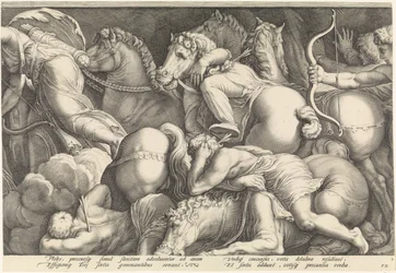 Frisón con el castigo de Niobe (lámina 2)