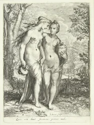 Dos ninfas de Diana con jarras