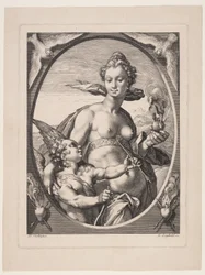 Venus y Amor, de Tres dioses o diosas paganos