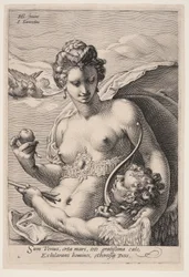 Venus y Cupido, de Tres diosas