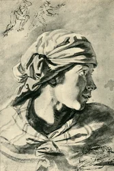 Cabeza de una joven