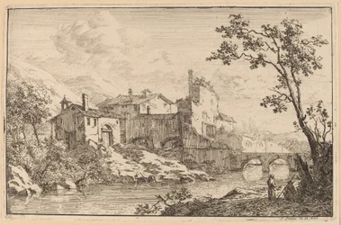 Casas al Lado de un Río