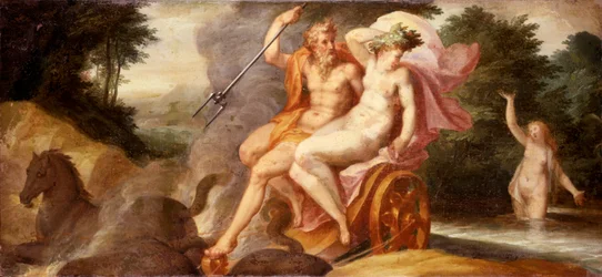 Violación de Proserpina (Ratto di Proserpina), de Jan Soens también conocido como el Flamish, finales del siglo XVI