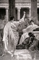 Vinicius frente a Petrone, c.1900-20 (ilustración)