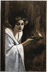 Ilustración de JAN STYKA (1858-1925) para la novela “Quo Vadis” de Henryk Sienkiewicz.