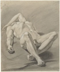 Desnudo masculino recostado