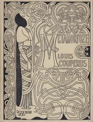 Diseño de portada Metamorfoze por Louis Couperus, 1897