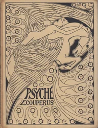 Diseño de portada de Psique por Louis Couperus, 1898