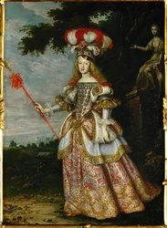 Margarita Teresa, Infanta de España, en traje de teatro (cobre)