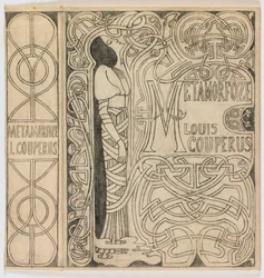 Diseño de encuadernación para: Louis Couperus, Metamorfoze, 1897