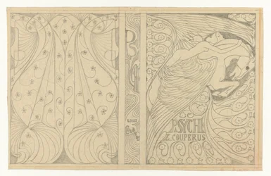 Diseño de la portada de Psique de Louis Couperus
Diseño de encuadernación para: Louis Couperus, Psique, 1898