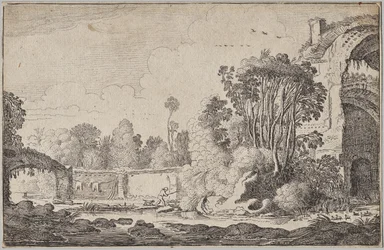 Landscapes, part III: Roman Ruins in Wooded Surroundings