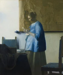 La lectora de cartas. Alrededor de 1663