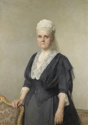 La reina Emma, princesa de Waldeck-Pyrmont. Viuda del rey Guillermo III