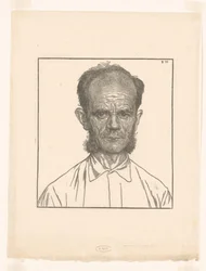Retrato de Louw el jardinero