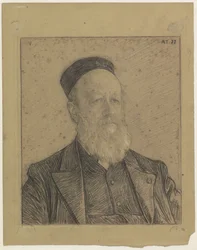 Retrato de Pieter Johannes Veth, de 77 años