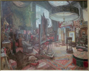 Estudio de Alfons Mucha en París