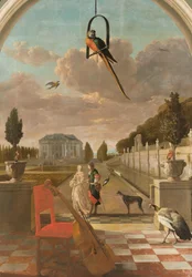 Parque con casa de campo