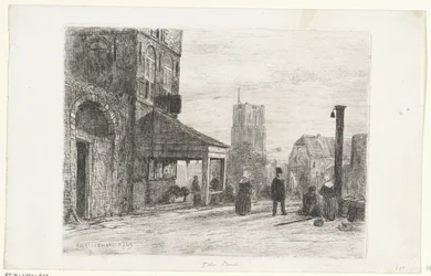 Vista de la Iglesia de San Martín en Woudrichem