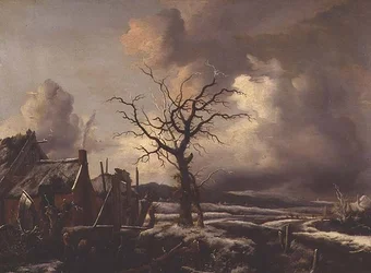 Un paisaje de invierno
