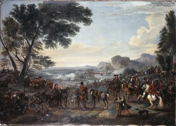 El Rey Guillermo III y su ejército en el Sitio de Namur