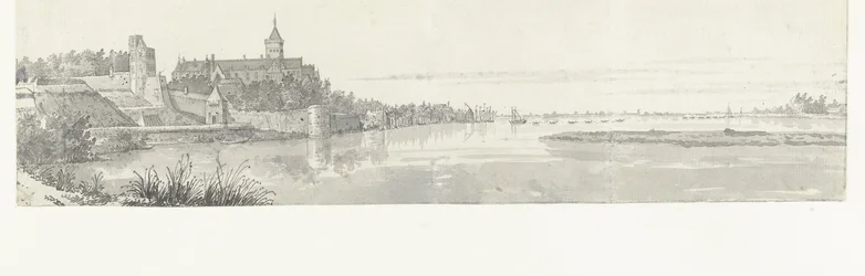 Vista de Nimega y del río Waal