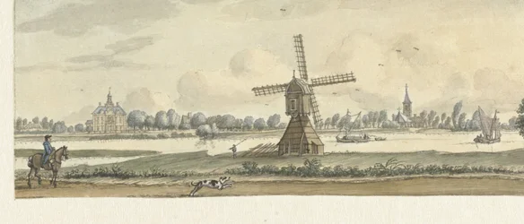 Vista de Tienhoven y de la Casa Herlaar