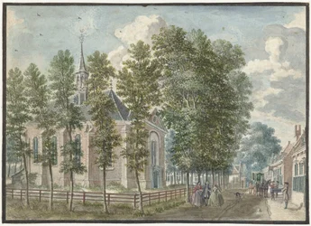 Vista de la iglesia de Bloemendaal