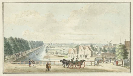 Vista desde el Wal cerca del Catharijnepoort en Utrecht