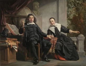 Abraham Casteleyn y su esposa, Margarieta van Bancken
El impresor de Haarlem Abraham Casteleyn y su esposa Margarieta van Bancken
