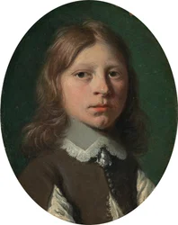 Cabeza de un niño joven