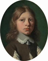 Cabeza de muchacho, c.1650 (óleo sobre cobre)