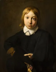 Retrato de un niño de seis años