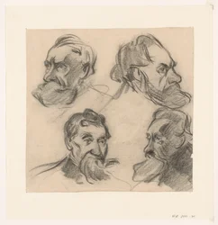 cabezas masculinas