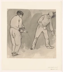 dos trabajadores