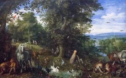 El paraíso terrenal con el pecado original