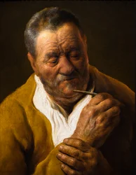 Hombre con lápiz óptico
