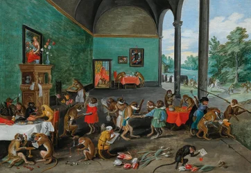 Alegoría de la tulipomanía, mediados del siglo XVII
