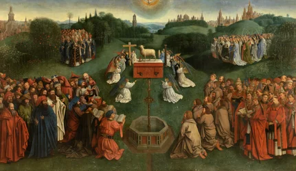 La Adoración del Cordero (óleo sobre lienzo)