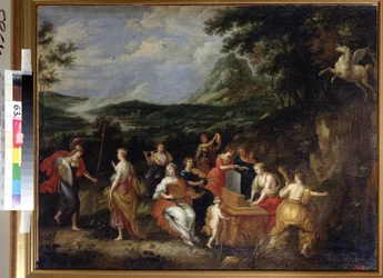 Palas Atenea y Musas