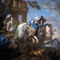 Fernando María, Elector de Baviera y Enriqueta de Saboya, c.1660 (óleo sobre lienzo)