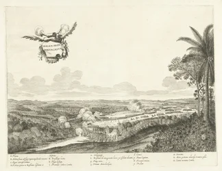 Gevechten bij Porto Calvo, 1637 Batalla cerca de Bald Harbour (título sobre objeto)
