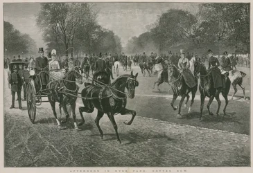 Tarde en Hyde Park, Londres: Rotten Row