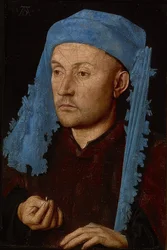Retrato de un hombre con chaperón azul (Hombre con el anillo)