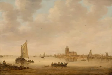Vista de Dordrecht desde el Dordtse Kil