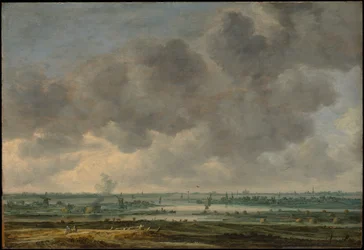 Vista de Haarlem y del Haarlemmer Meer