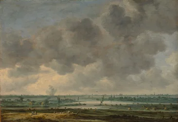 Vista de Haarlem y el Haarlemmer Meer, 1646