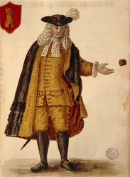 Embajador español, Gli Abiti de Veneziani, de libro ilustrado de trajes