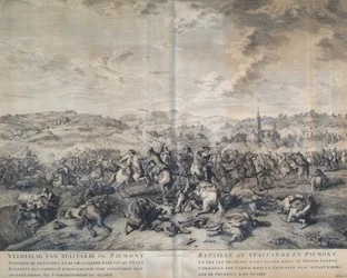 La batalla de Staffarda el 18 de agosto de 1690